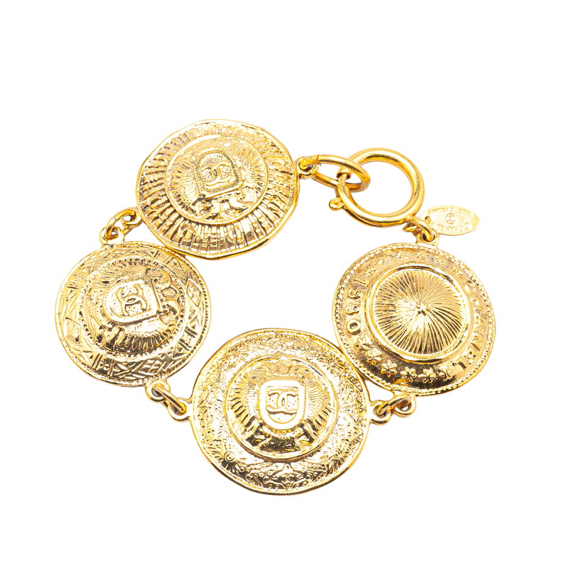 CHANEL シャネル メダルモチーフ ヴィンテージブレスレット 箱付き e4000391_1.jpg