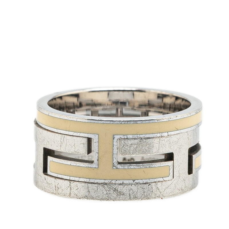 エルメス ムーヴアッシュ リング 指輪 #52 SV925 シルバー レディース HERMES 【中古】