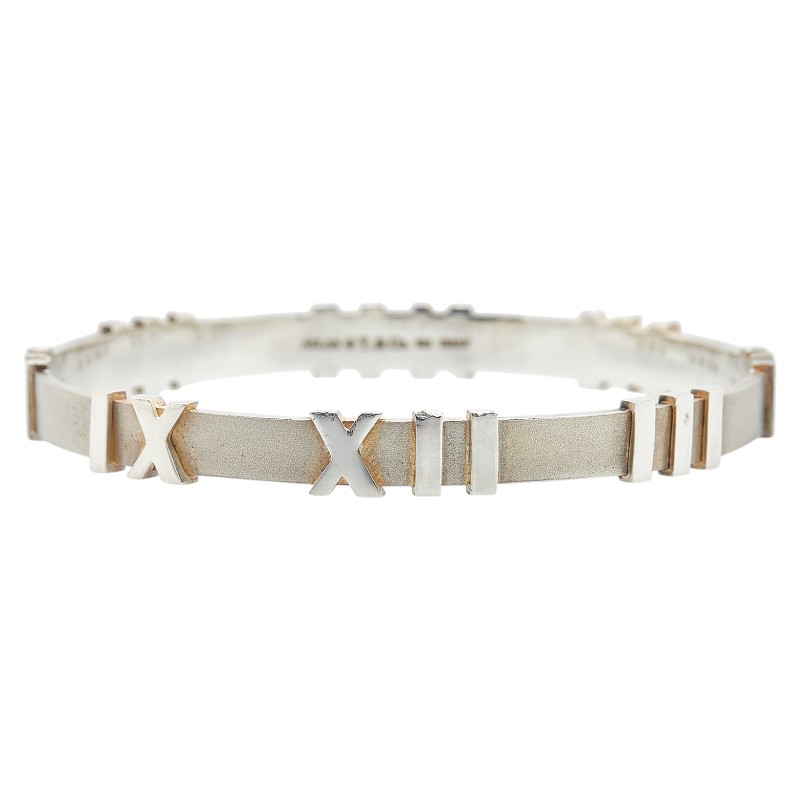 Tiffany&Co. ティファニーアトラスブレスレット ローマ数字 TIFFANY&Co. ティファニー アトラス バングル ブレスレット 重量