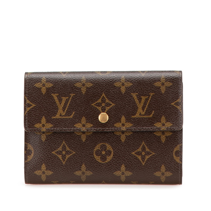 【極美品】ルイヴィトン ポルトトレゾール インターナショナル モノグラム 極美品】ルイヴィトン LOUIS VUITTON モノグラム ポルト