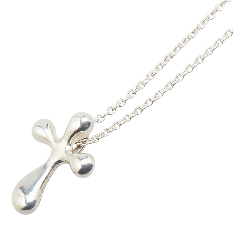 Tiffany ティアドロップネックレス　クロス シルバー925 ティファニー Tiffany ティアドロップネックレス クロス シルバー925 ティファニー