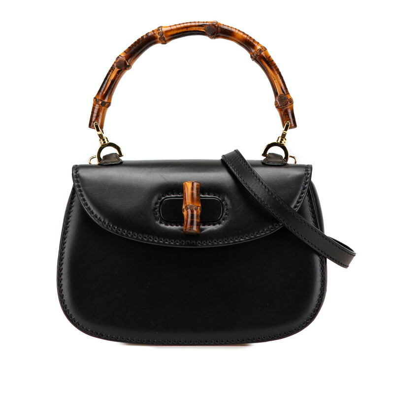 極美品✨グッチ 2way ショルダーバッグ バンブー レザー ブラック 黒 楽天市場】グッチ GUCCI バンブー 2wayショルダーバッグ 2way