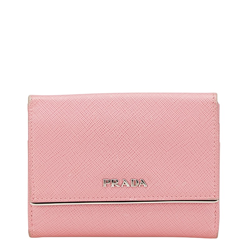 〈最終お値下〉PRADA サフィアーノ レザー ピンク色 二つ折り財布 楽天市場】プラダ PRADA 二つ折財布 二つ折り財布 財布 レザー