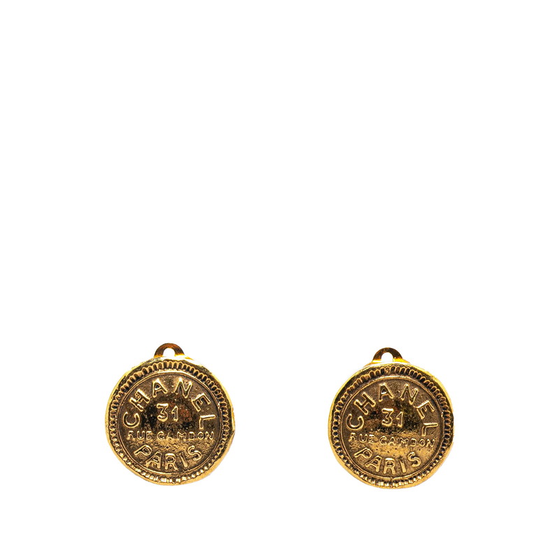 シャネル ココマーク 31 RUE CAMBON PARIS イヤリング ゴールド メッキ レディース CHANEL 【中古】