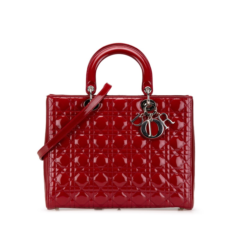 Dior ベージュ キルティング ハンドバッグ Christian Dior/クリスチャンディオール】 レディディオール