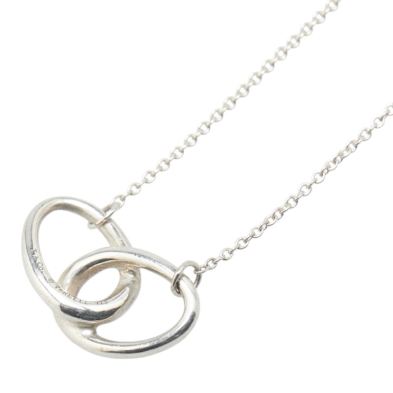 Tiffany & Co. シルバー ノットネックレス TIFFANY&Co. 美品 TIFFANY＆Co. ティファニー 925 ダブルロープ