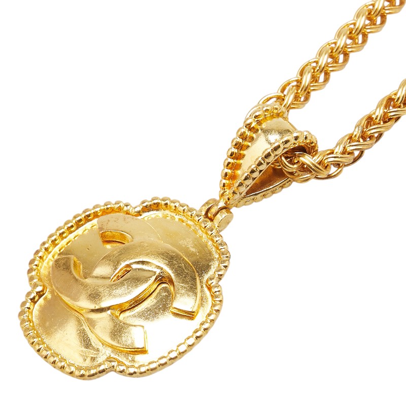 CHANEL ブレスレット　メダル　ロゴ　ゴールド金具　アクセサリー CHANEL シャネル ブレスレット ゴールド ココマーク ターン