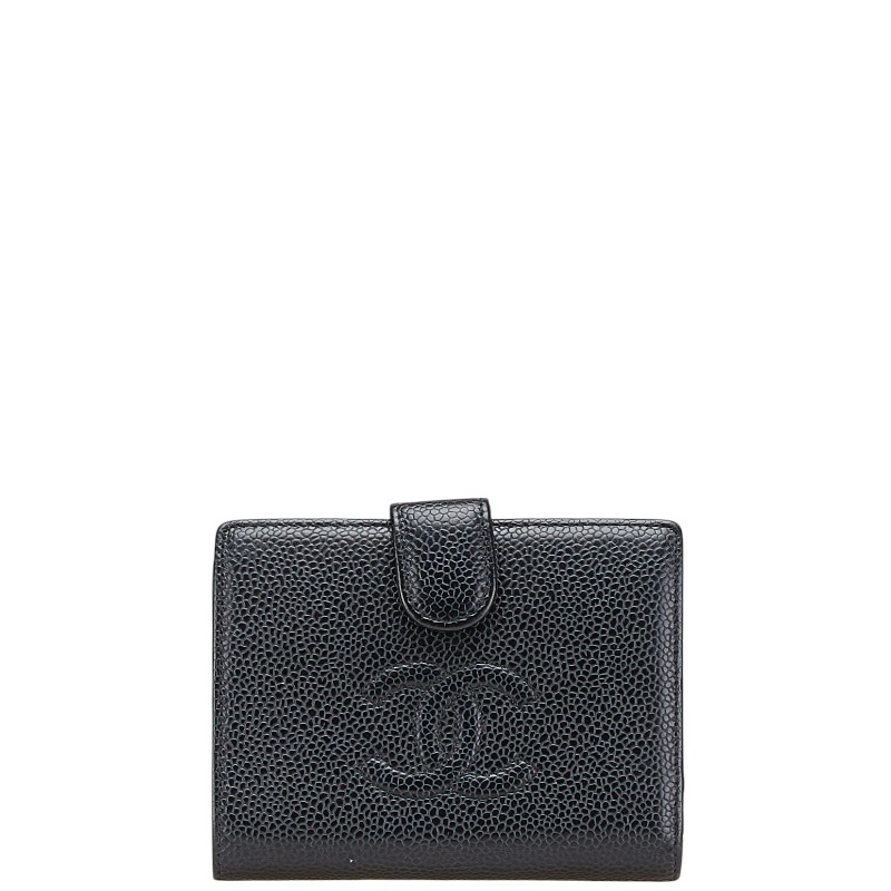 楽天市場】シャネル CHANEL 財布 がま口 二つ折り財布 ココ
