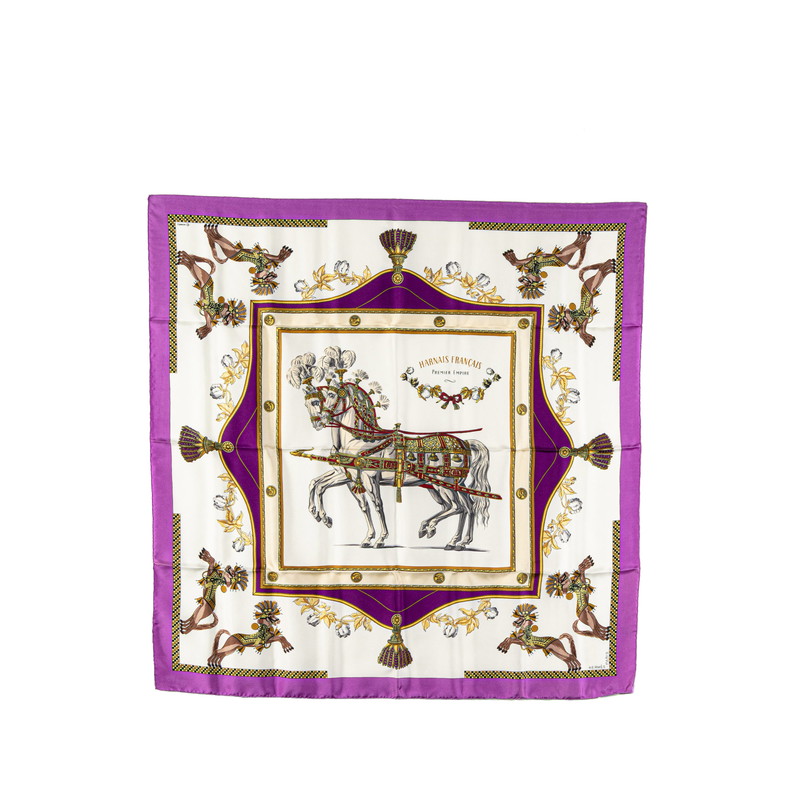 HERMES エルメス カレ90 フランス初代帝国のハーネス シルク HERMES エルメス カレ90 フランス初代帝国のハーネス シルク