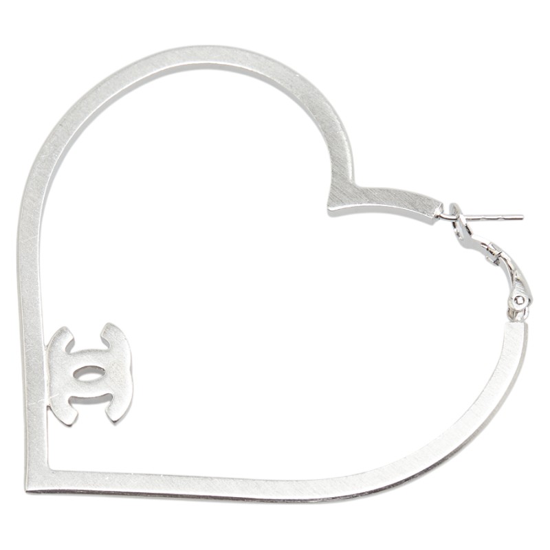 楽天市場】CHANEL シャネル 14P ココマーク ハート フープ ピアス