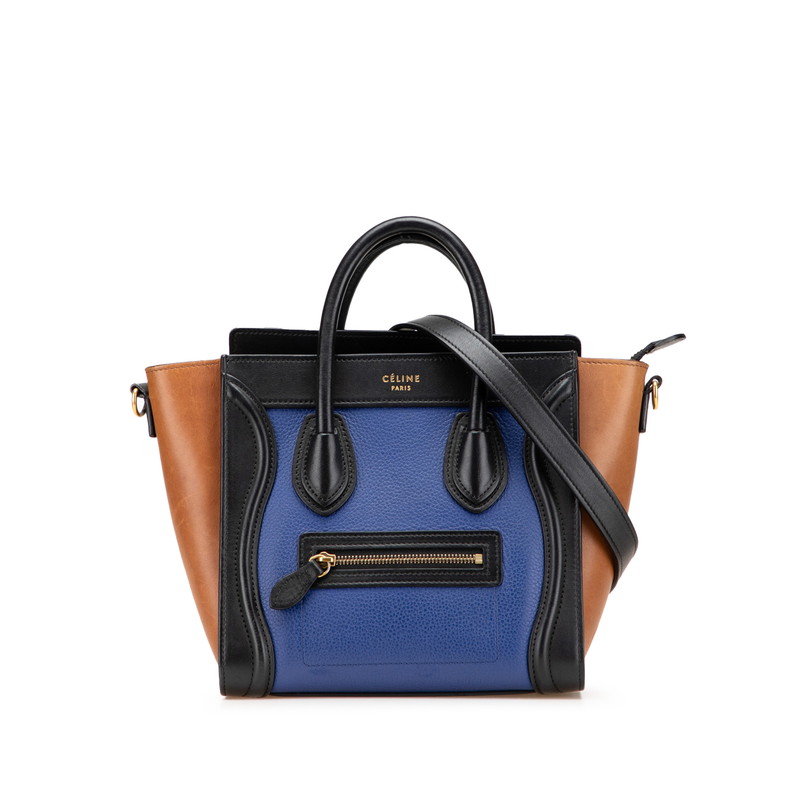 CELINE セリーヌラゲージ ナノスリ 2way ハンドバッグ CELINE セリーヌ ハンドバッグ 2WAY/LUGGAGE Nano ラゲージ ナノ