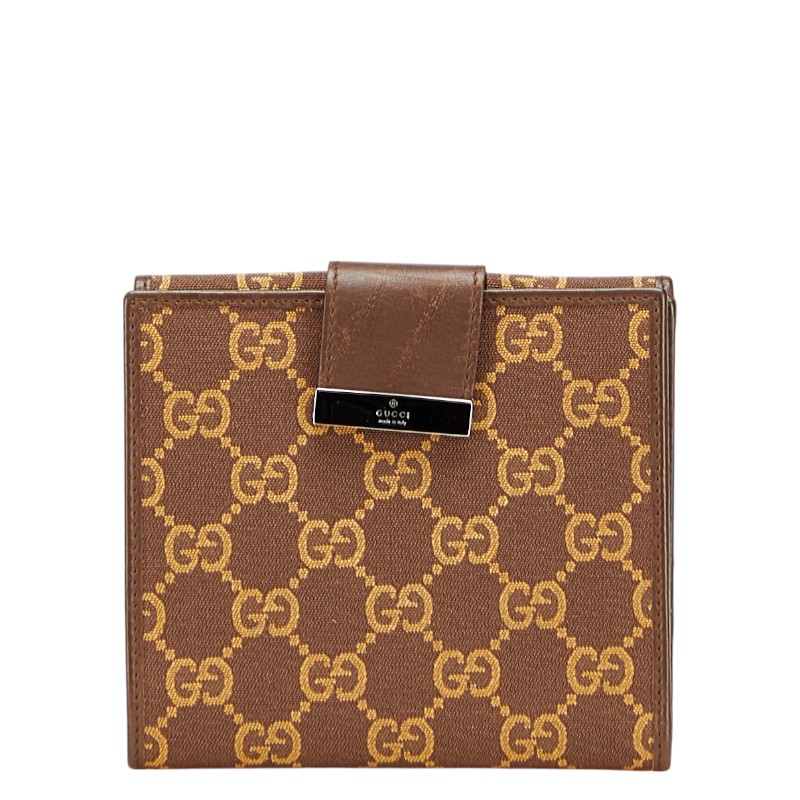 希少✨GUCCIグッチ　GG 長財布 GGキャンバス×レザー ベージュ×ブラウン GUCCI グッチ 財布 長財布 GGキャンバス レザー 本革 ベージュ