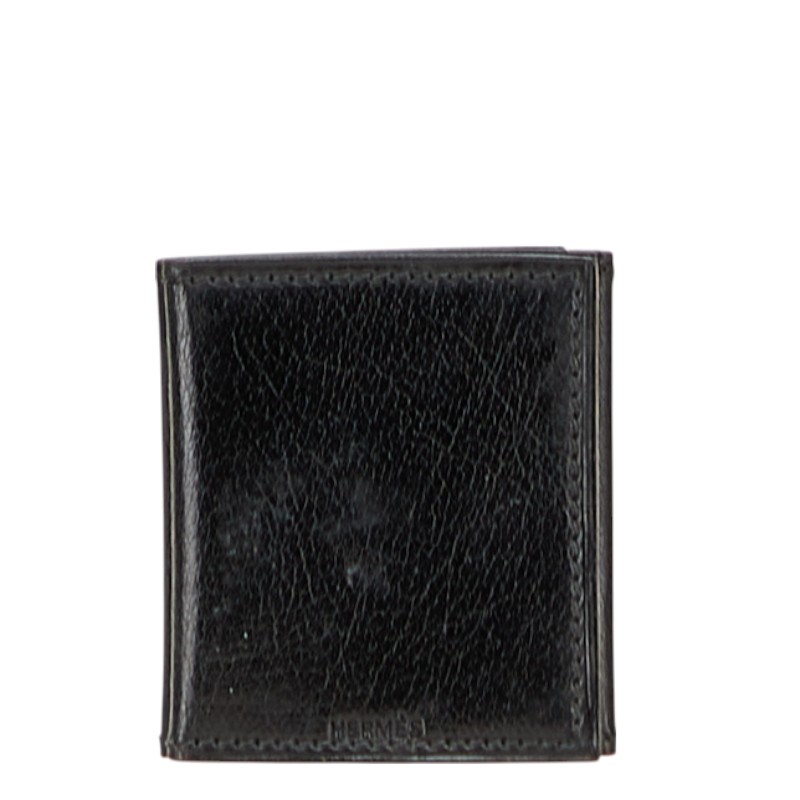【未使用】HERMES ミニフォトケース ミニフォトフレーム ブラック 箱付き HERMES エルメス ミニフォトケース レザー ブラック【中古】 | 株式