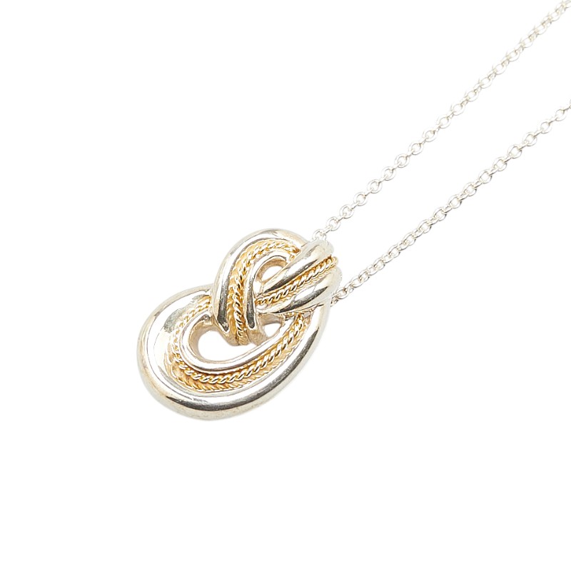 Tiffany & Co. ツイストチェーンネックレスSV925×14K　60㌢ ティファニー ツイストチェーン ネックレス 925×14K 62.3g