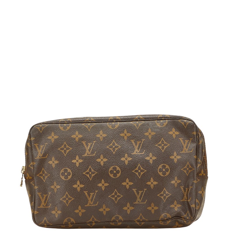Louis Vuitton クラッチバッグ ブラウン レザー LV ルイ・ヴィトン クラッチバッグ セカンドバッグ メンズ