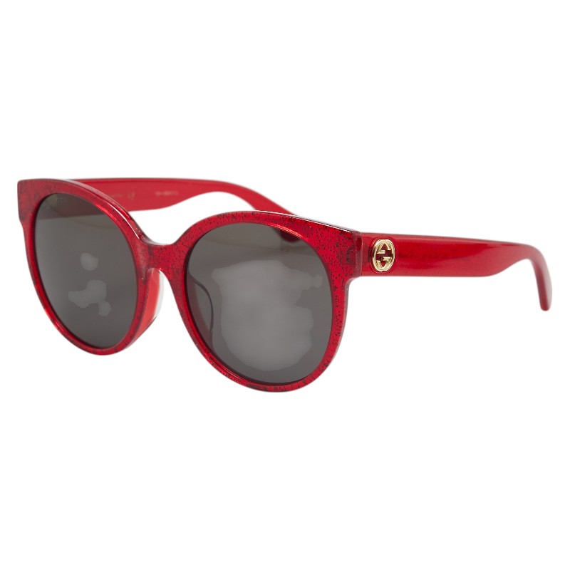 グッチ インターロッキングG サングラス GG0035SA レッド ブラック プラスチック レディース GUCCI 【中古】 14,308円
