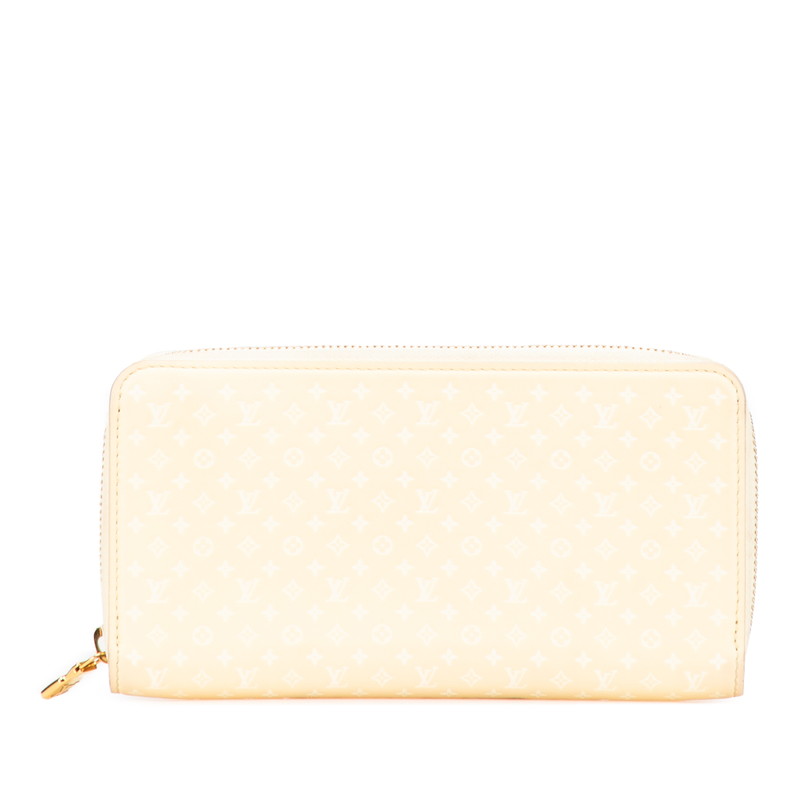 ルイ ヴィトン ナノグラム ジッピー ウォレット ラウンドファスナー 長財布 M82229 イエロー レザー レディース LOUIS VUITTON 【中古】｜【銀座パリス】　店