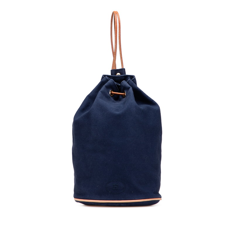 楽天市場】美品 HERMES エルメス ポロションミミルGM ネイビー