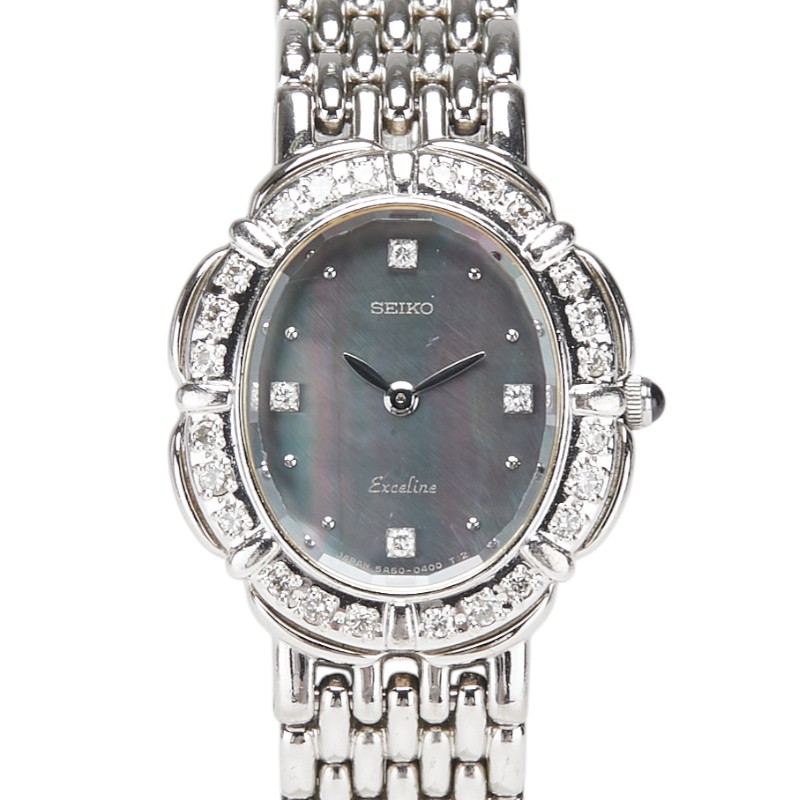 [諏訪製] SEIKO Exceline 2Pダイヤ 腕時計 7321-5910 諏訪製] SEIKO Exceline 2Pダイヤ 腕時計 7321-5910 - メルカリ