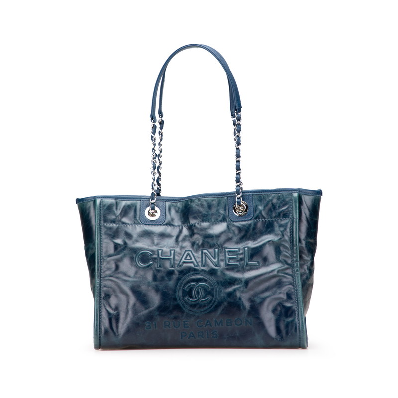 C*✨様 劣化有※ CHANEL ドーヴィル デニム A67001 トートバック CHANEL - CHANEL シャネル ドーヴィル トートバッグ デニム
