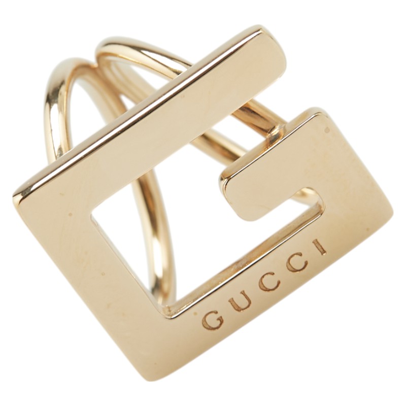 新品未使用✨GUCCI グッチ　スカーフリング　ゴールド　ロゴ刻印　スカーフ留め 楽天市場】GUCCI 【グッチ】 スカーフリング メッキ素材