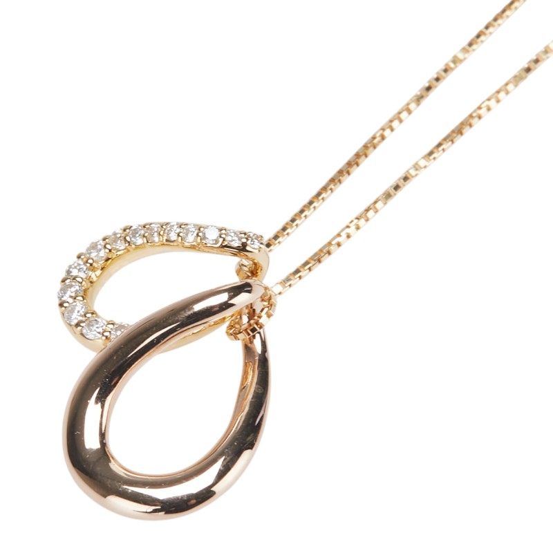 hum ハム一粒ダイヤネックレス