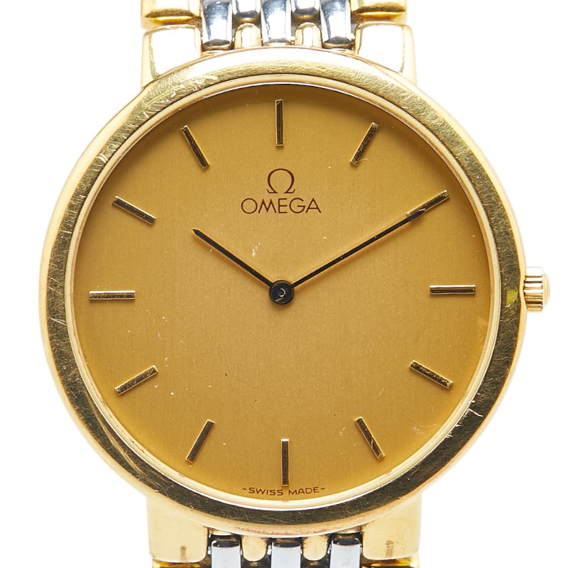 楽天市場】電池交換済 OMEGA オメガ DeVille デビル 金無垢