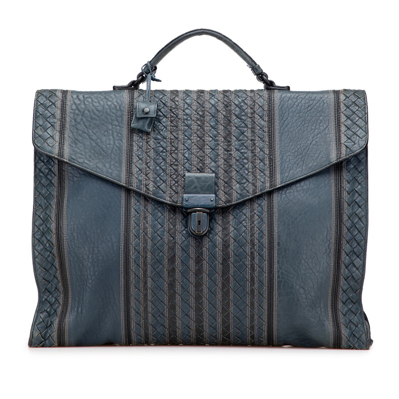 BOTTEGA VENETA ネイビー ビジネスバッグ Amazon.co.jp: [ボッテガ