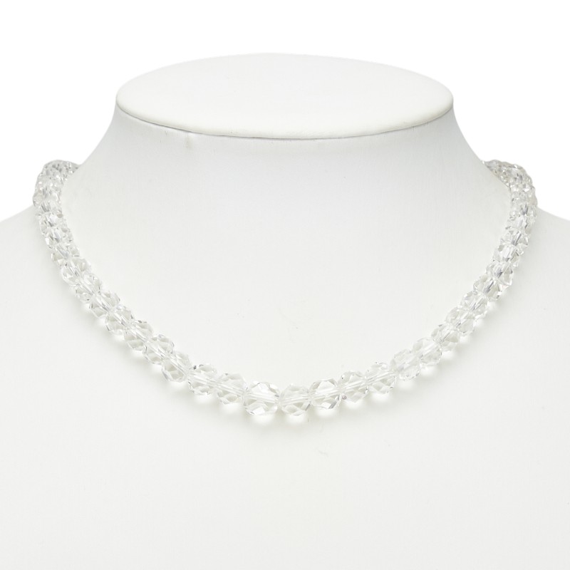 楽天市場】英雅堂 白水晶ネックレス ロック・クリスタル 透明