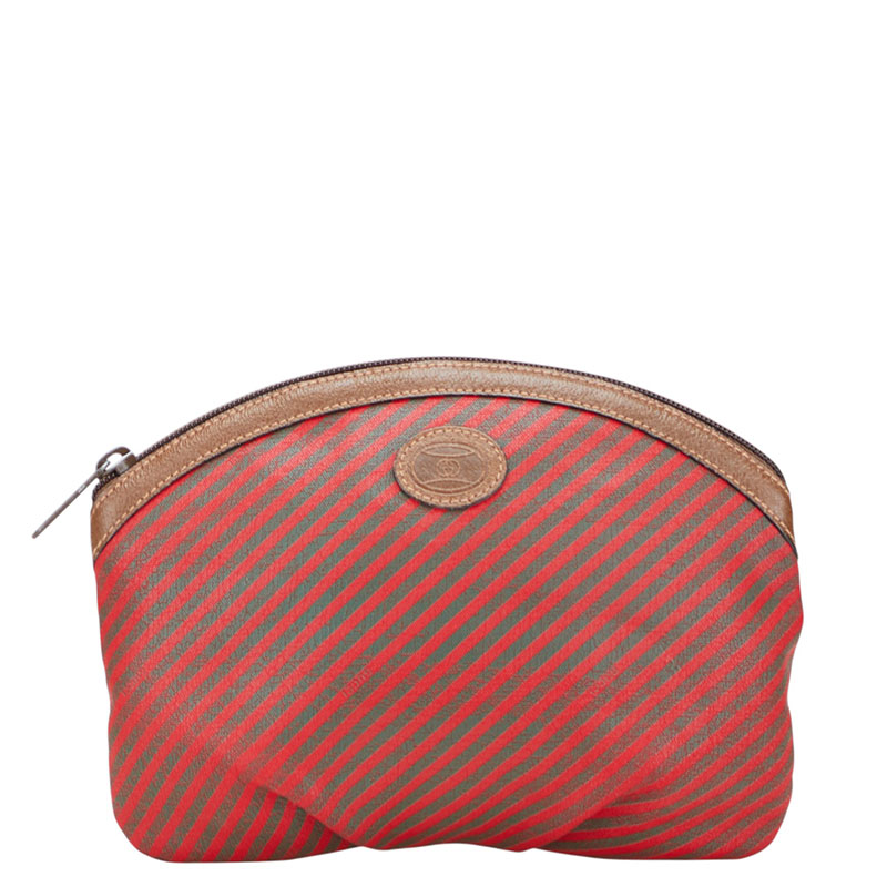 楽天市場】グッチ オールドグッチ ポーチ GG ブラウン PVC×レザー 014