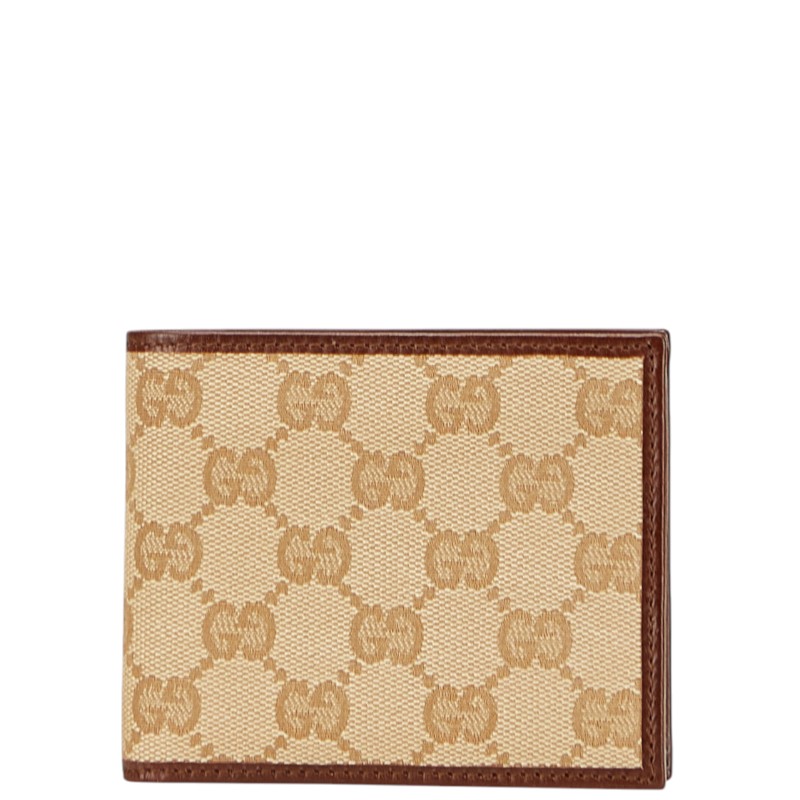 Gucci 二つ折り財布 ベージュ/ブラウン GUCCI グッチ 財布 新作 レディース 二つ折り財布 新品 黒