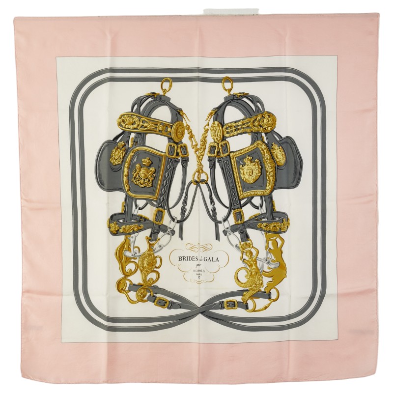 楽天市場】エルメス Hermes カレ90 BRIDES de GALA 式典用の馬勒
