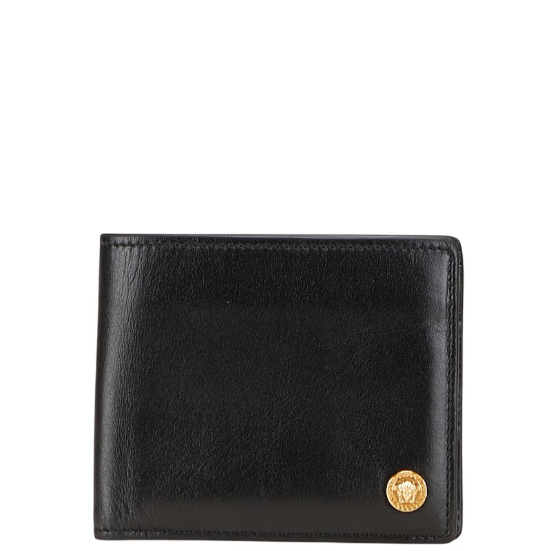 楽天市場】ヴェルサーチェ バロック メデューサ 二つ折り財布 ブラック