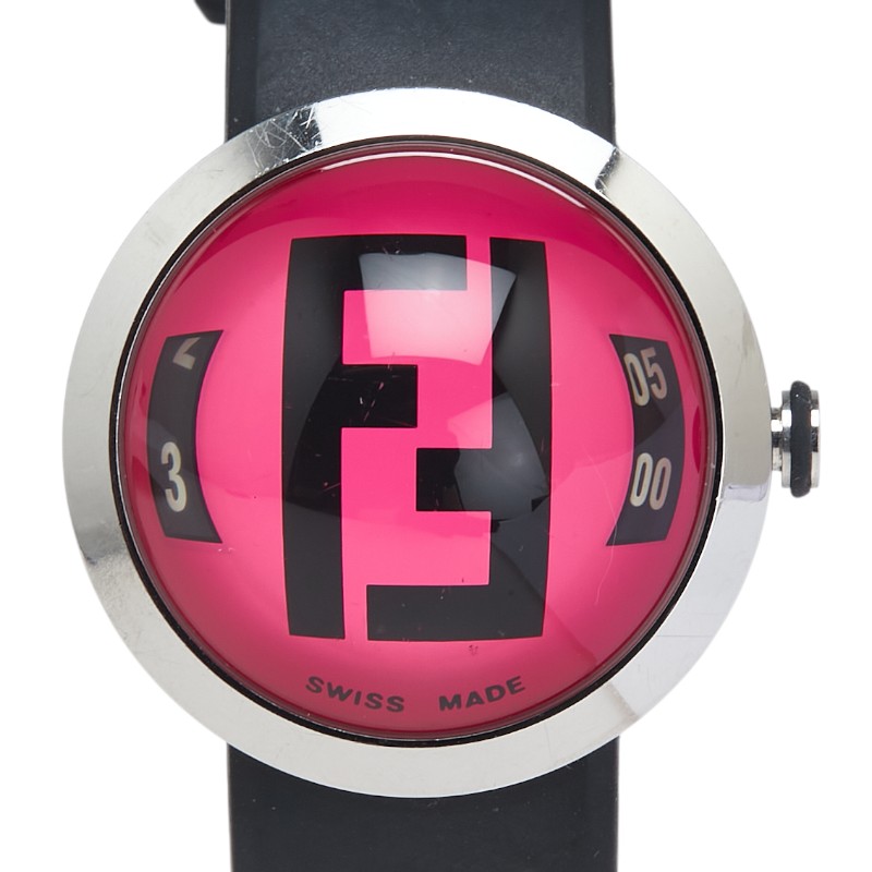 Fendi スイス製 ラバーバンド 時計 RUNAWAY 送料無料 FENDI フェンディ ラナウェイ メンズウォッチ