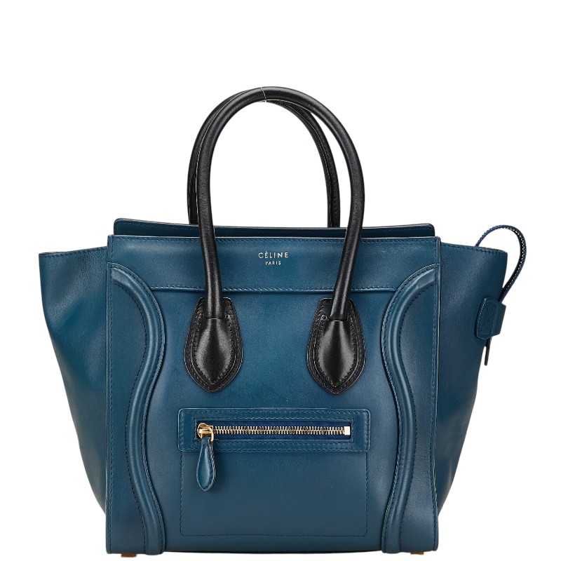 CÉLINE セリーヌ ハンドバッグ CELINE <br>CELINE セリーヌ レザー ハンドバッグ/ラゲージミニ