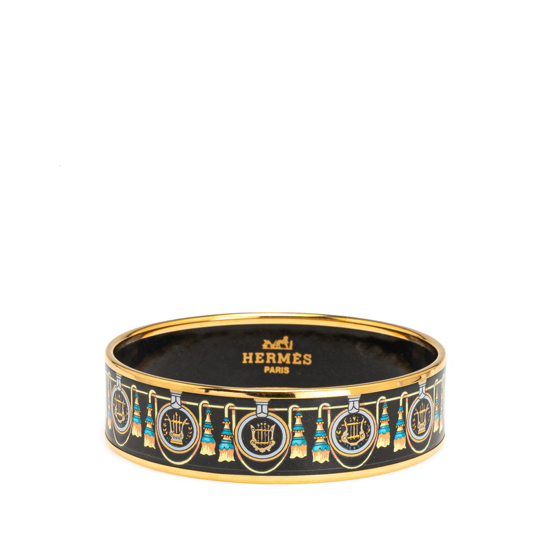 楽天市場】エルメス エマイユGM 七宝焼き 馬 バングル ゴールド