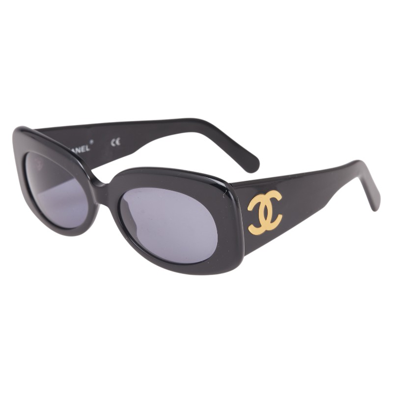 CHANEL シャネル ココマーク サングラス 黒 01451 94305 CHANEL シャネル サングラス ブラック系 01451 94305 テンプルに