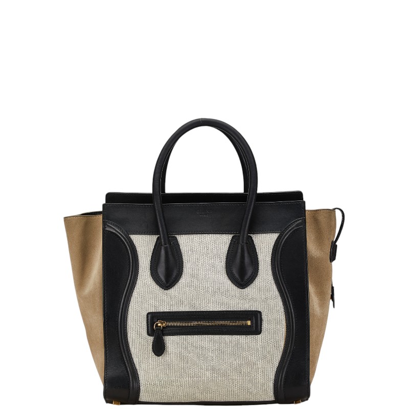 CELINE トートバッグ ハンドバッグ CELINE <br>CELINE セリーヌ レザー ハンドバッグ/ラゲージミニ
