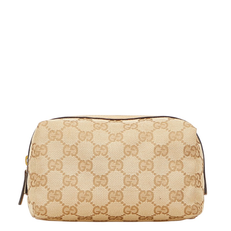 楽天市場】グッチ GGキャンバス ポーチ 29595 ベージュ ワインレッド  