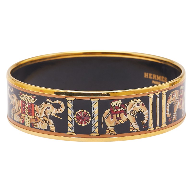 楽天市場】エルメス エマイユGM 七宝焼き インディアン バングル