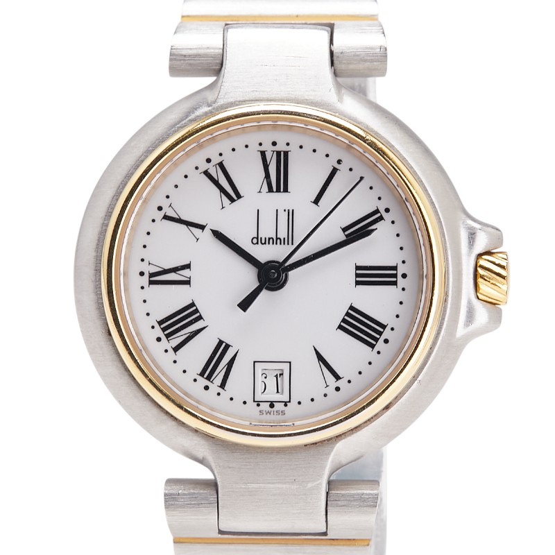 dunhill ダンヒル Baby Facet レディース 腕時計 シルバー dunhill ダンヒル 時計 レディース ウォッチ BABY FACET DQ1996Z