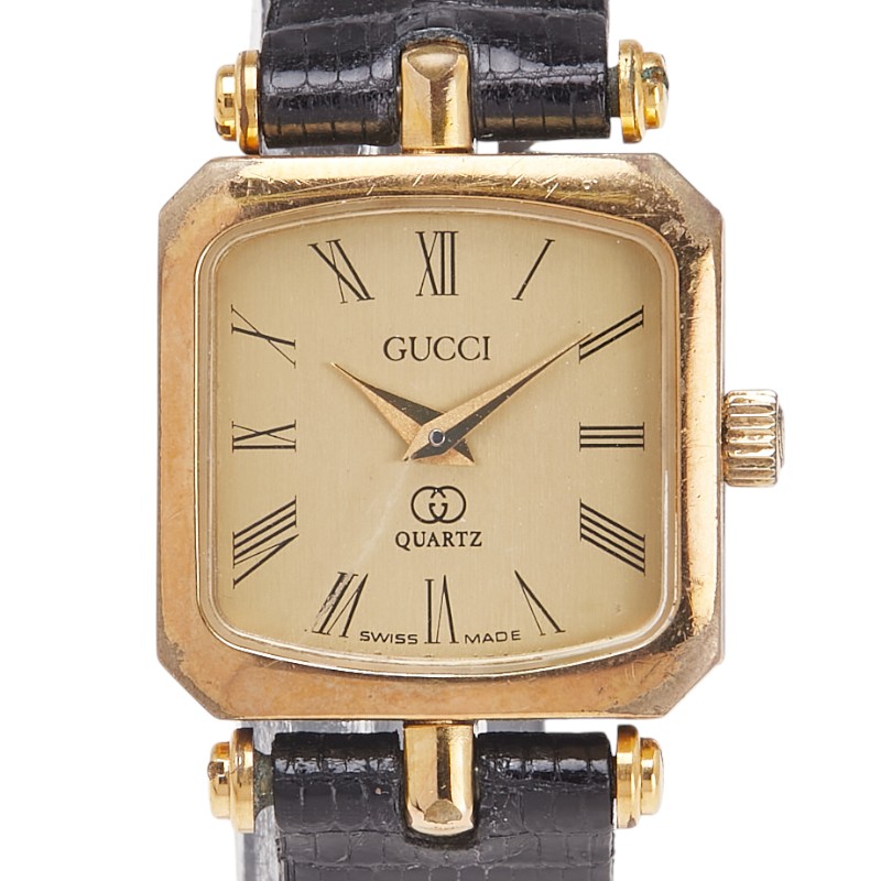 楽天市場】GUCCI グッチ 5400L クオーツ 革ベルト ゴールド