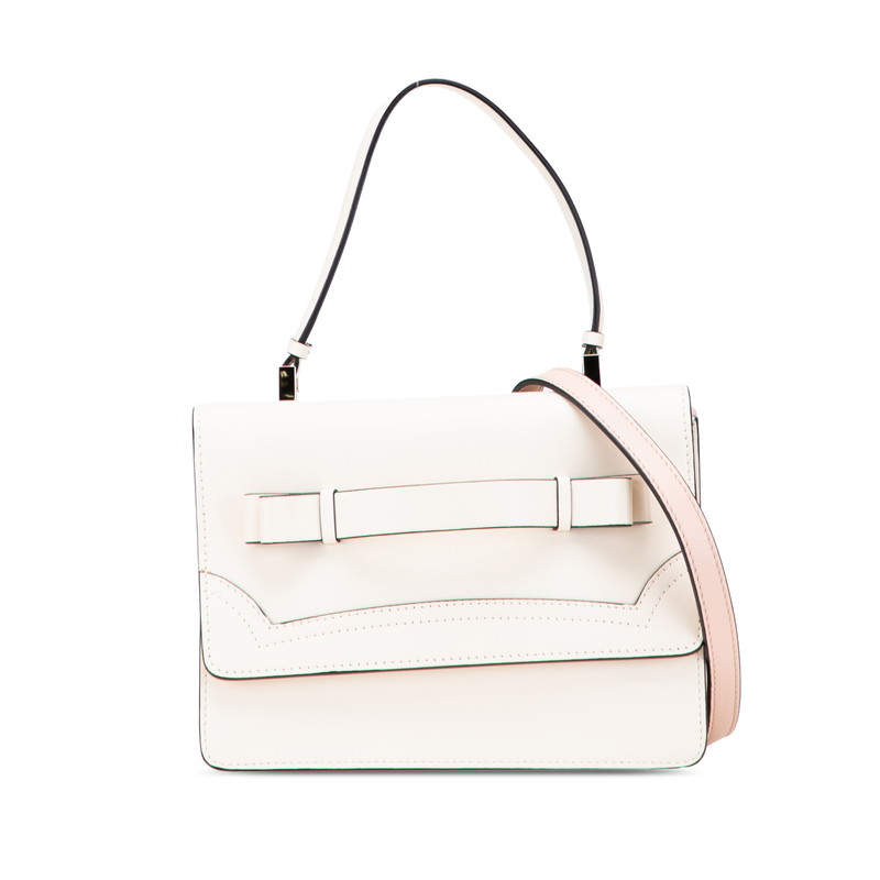 ヴァレンティノ ハンドバッグ ショルダーバッグ 2WAY ホワイト ピンク レザー レディース VALENTINO 【中古】|【銀座パリス】 店