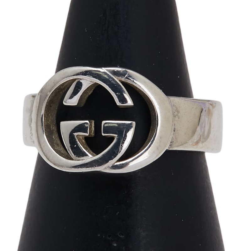 グッチ インターロッキングG リング 指輪 #11 SV925 シルバー レディース GUCCI 【中古】｜【銀座パリス】　店