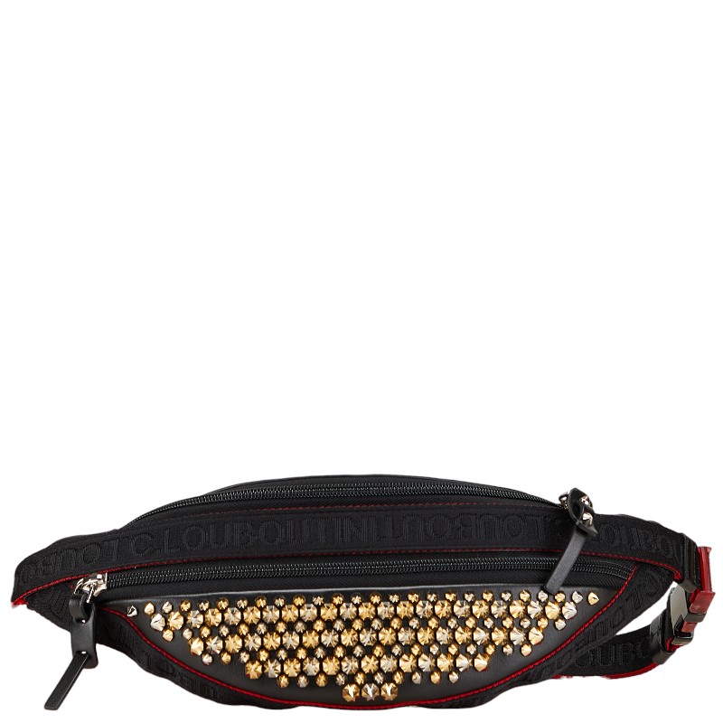 a*0様 ルブタン ボディバッグ スパイクスタッズウエストバッグ