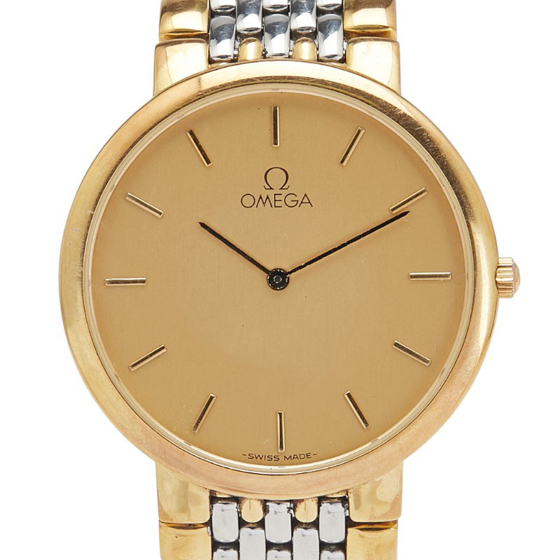 楽天市場】電池交換済 OMEGA オメガ DeVille デビル ゴールド SS