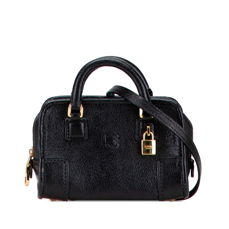 楽天市場】ロエベ マイクロミニ アマソナ ミニハンドバッグ