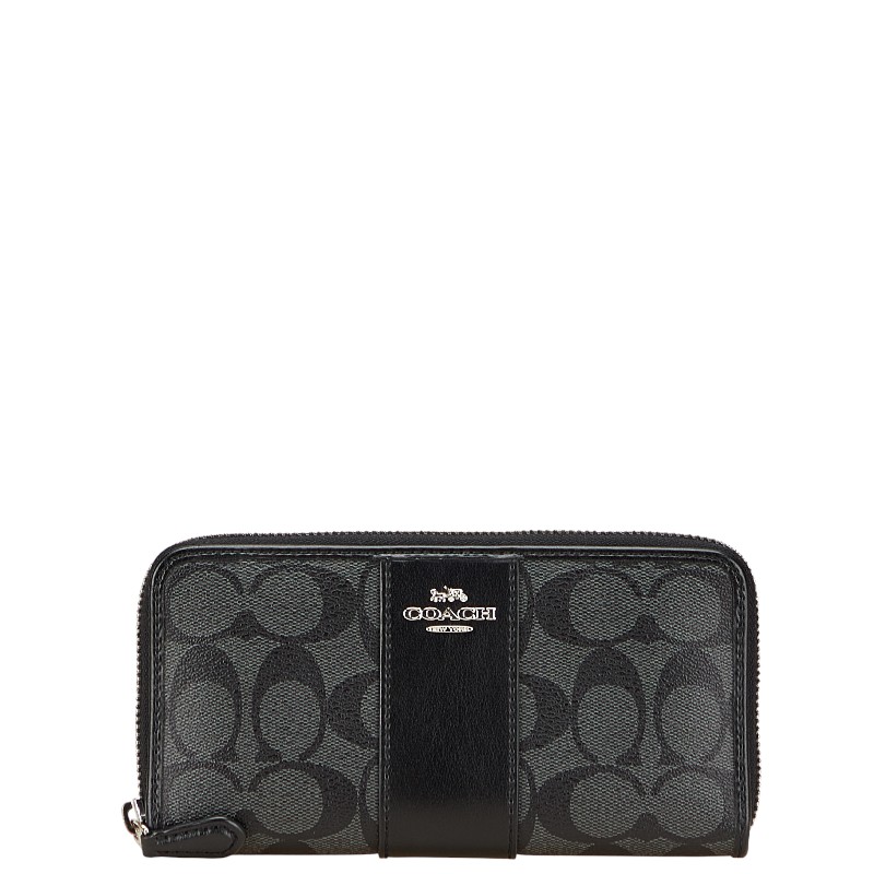 楽天市場】新品同様 コーチ 長財布 シグネチャー がま口 財布 ベージュ