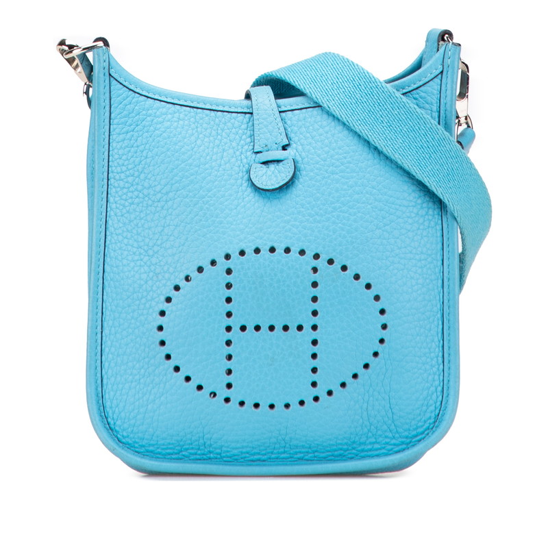 エルメス エヴリンTPM ショルダーバッグ 青み系 トリヨンクレマンス レディース HERMES 【中古】