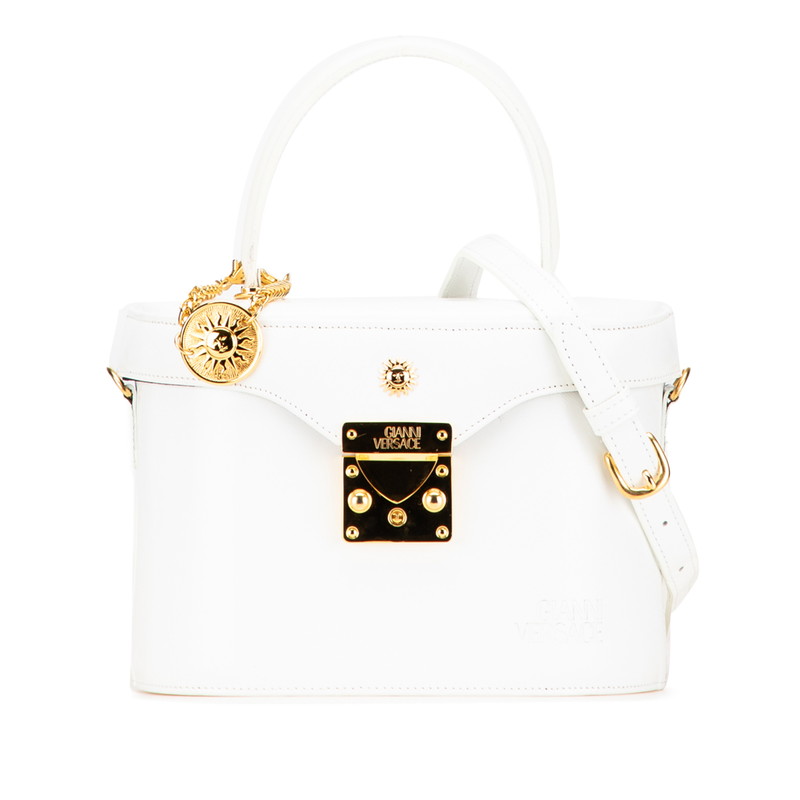 VERSACE ヴェルサーチ サンバースト ハンドバッグ バニティ 太陽 VERSACE ヴェルサーチ サンバースト ハンドバッグ バニティ 太陽